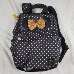 Disney X Igloo Polka Dot Cooler Backpack Glitter Bow I Love Lego Land Key Chain